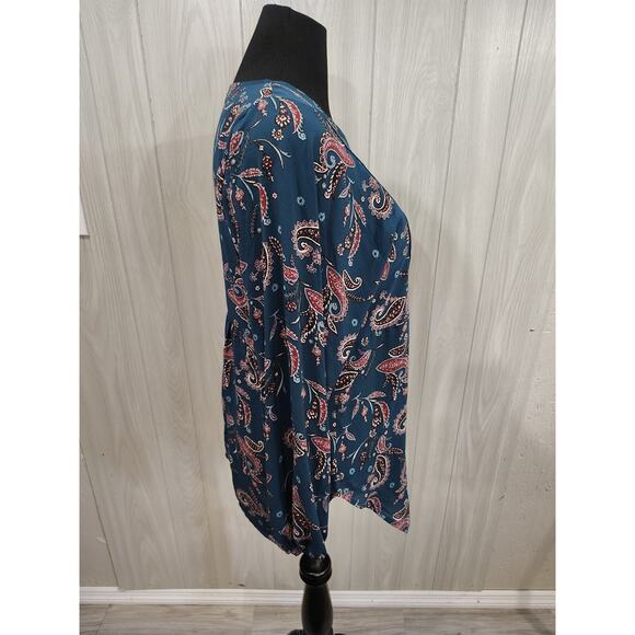 Women's Hippie Boho Classic Top Size M Office Church Peasant Fairy Feminine - Picture 2 of 8